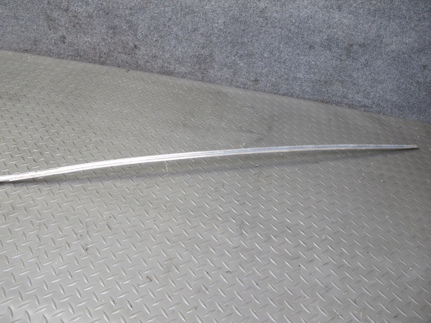 77-85 Mercedes W123 Sedan Left & Right Door Upper Roof Chrome Trim Molding Set