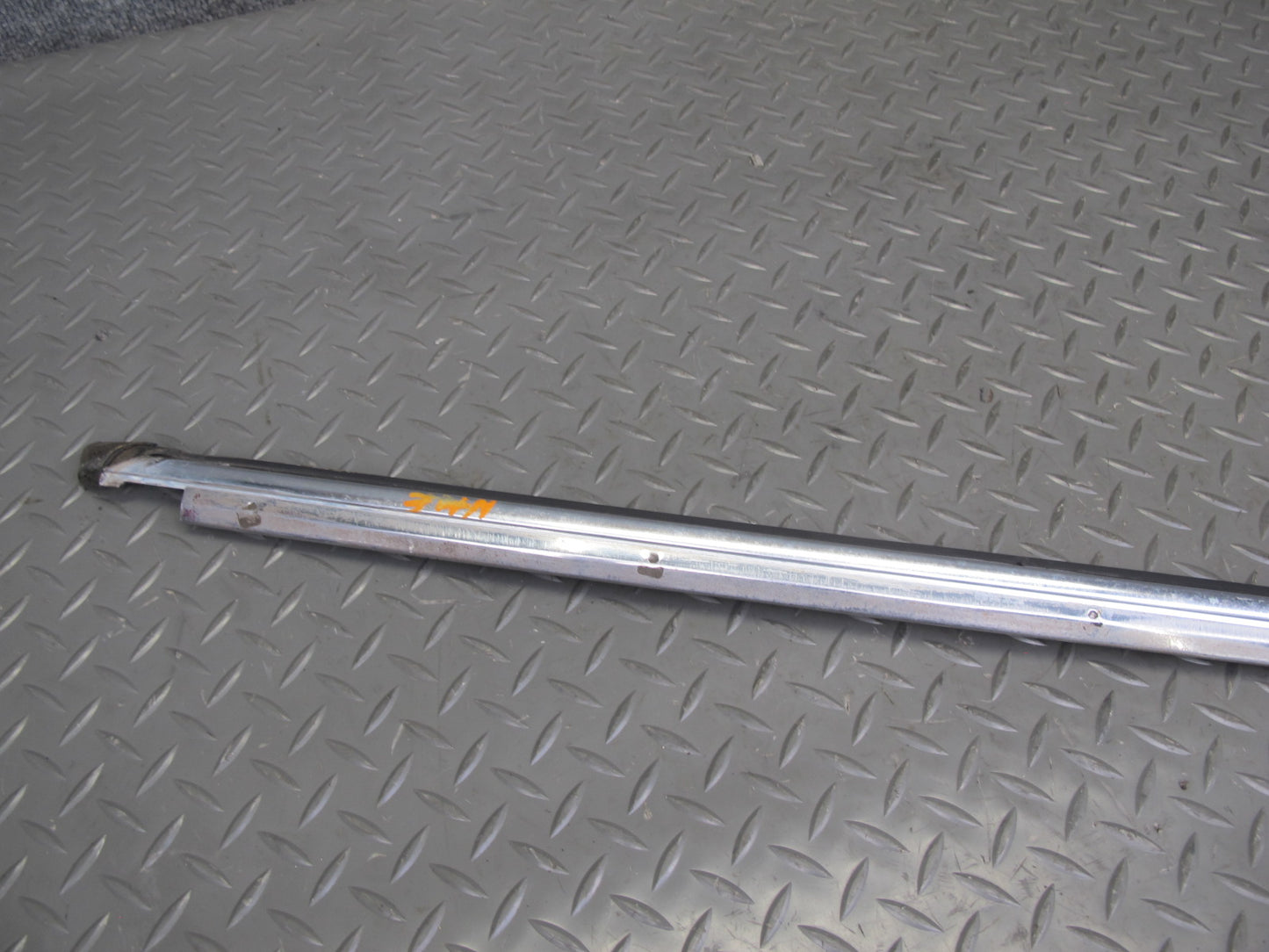 77-85 Mercedes W123 Sedan Left & Right Door Upper Roof Chrome Trim Molding Set