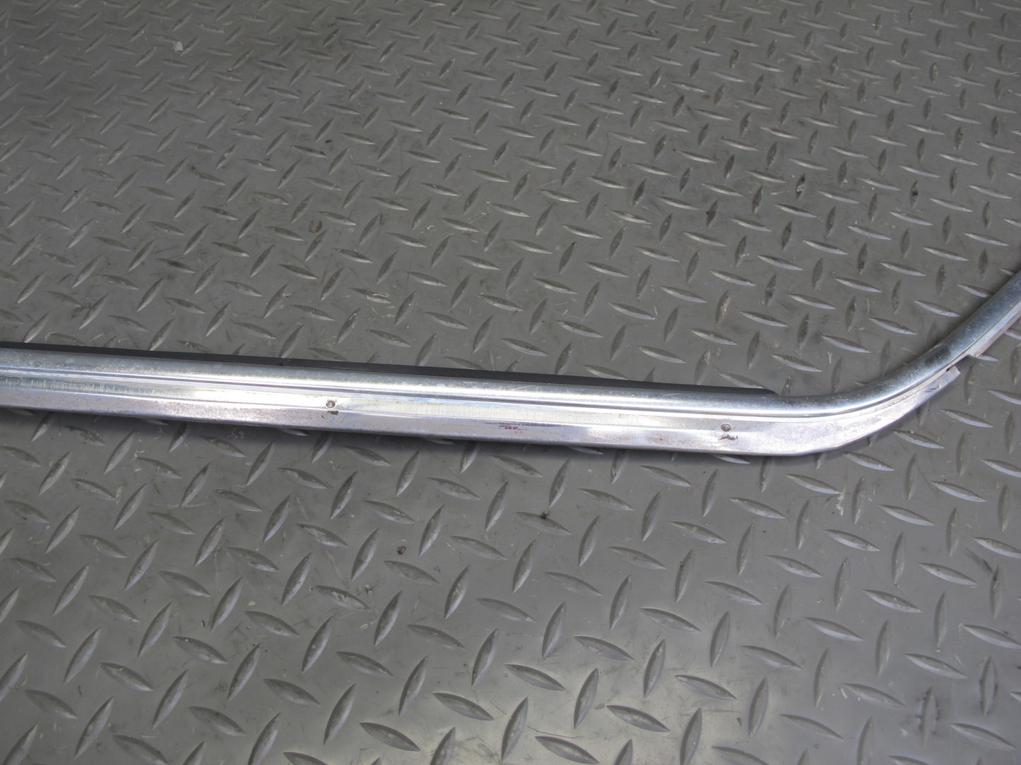 77-85 Mercedes W123 Sedan Left & Right Door Upper Roof Chrome Trim Molding Set