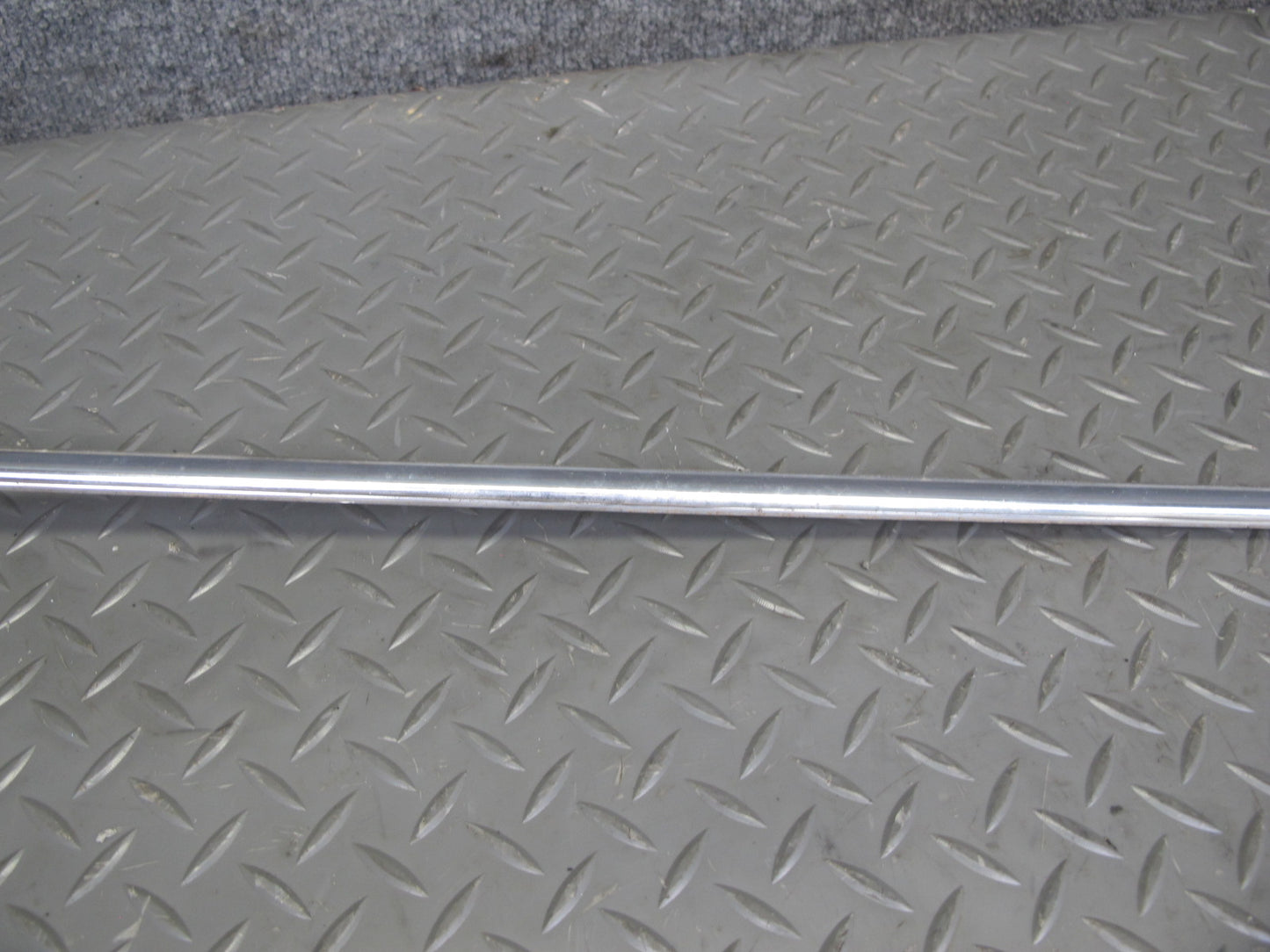 77-85 Mercedes W123 Sedan Left & Right Door Upper Roof Chrome Trim Molding Set