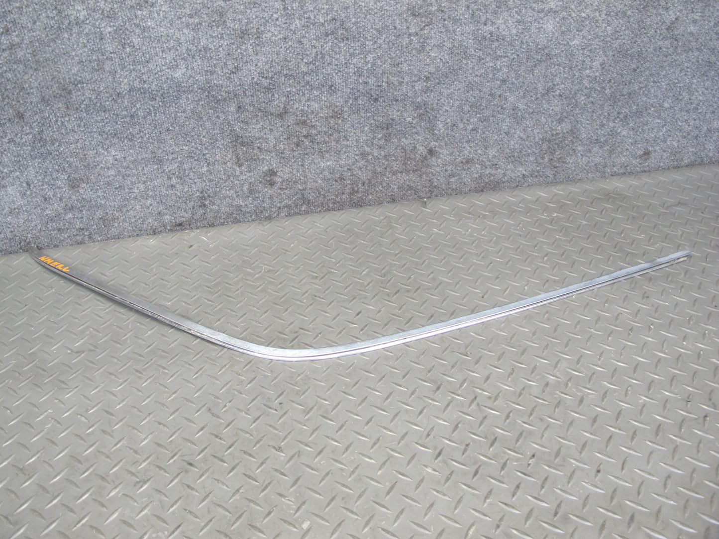 77-85 Mercedes W123 Sedan Front & Rear Left Door Chrome Trim Molding Set OEM