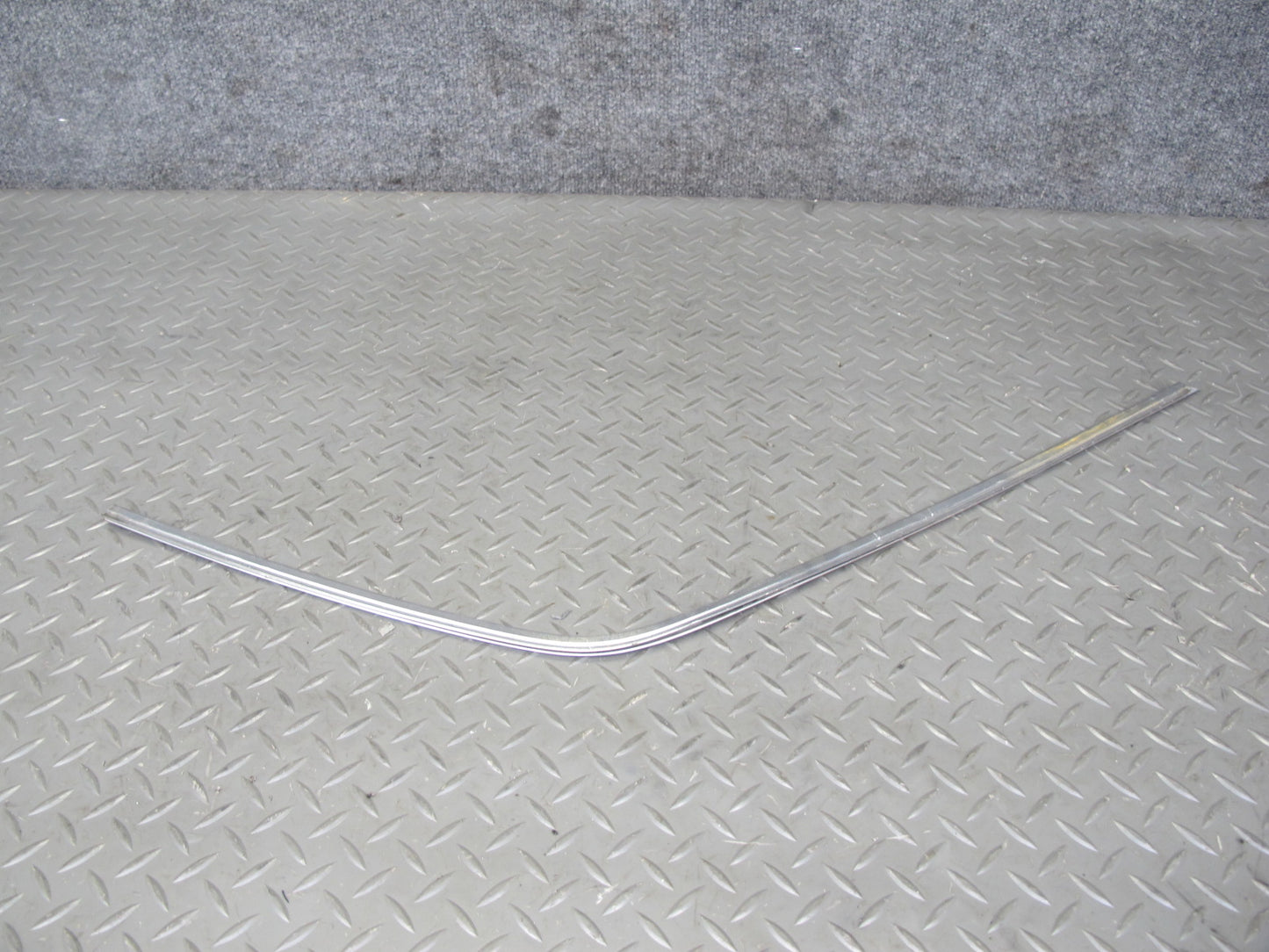 77-85 Mercedes W123 Sedan Front & Rear Left Door Chrome Trim Molding Set OEM