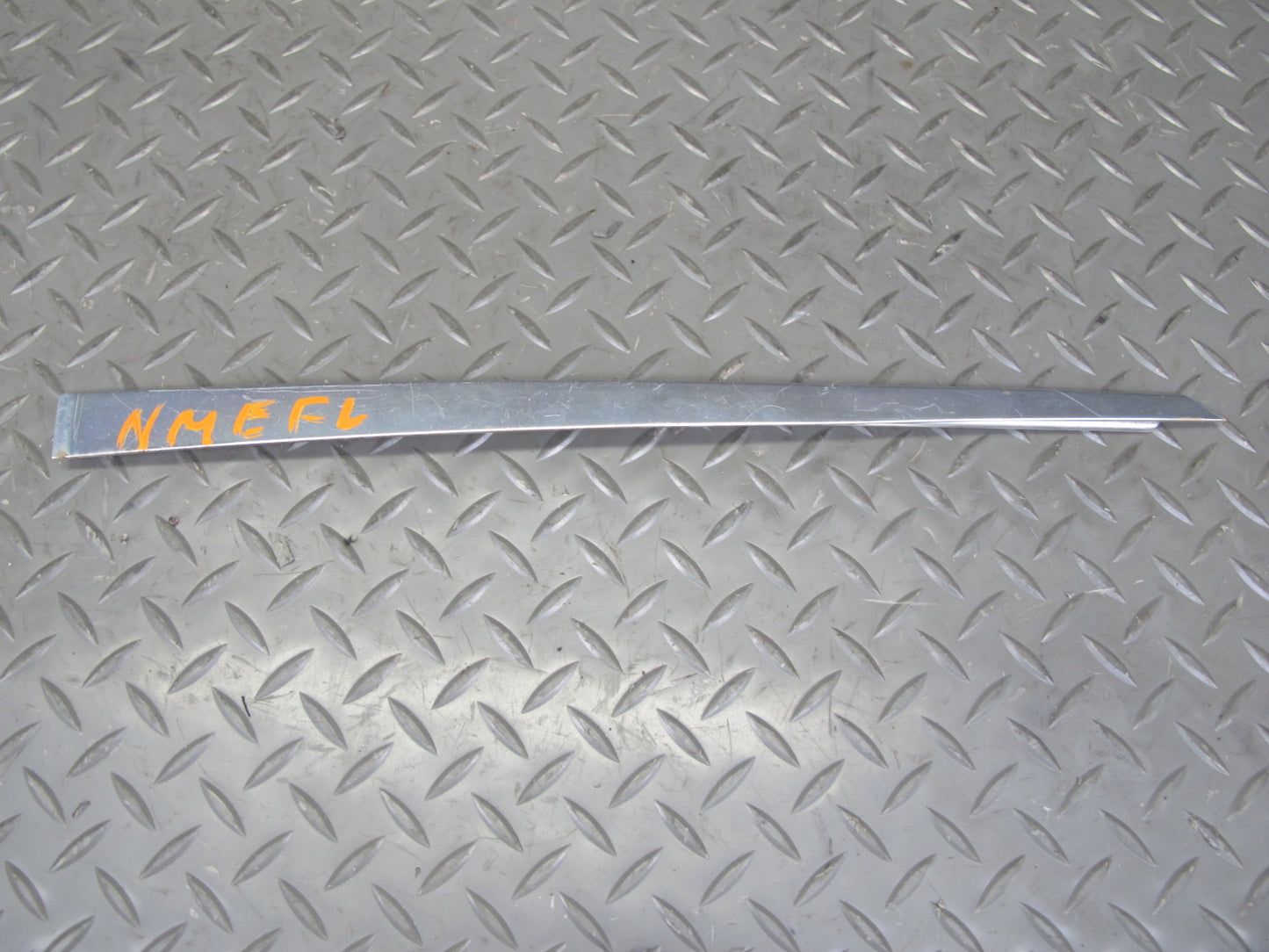 77-85 Mercedes W123 Sedan Front & Rear Left Door Chrome Trim Molding Set OEM
