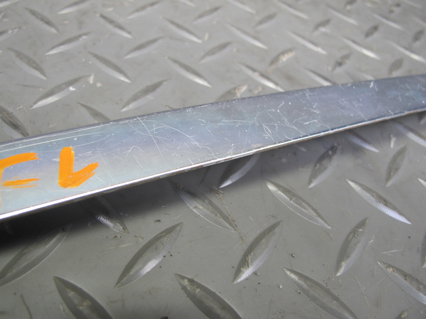 77-85 Mercedes W123 Sedan Front & Rear Left Door Chrome Trim Molding Set OEM