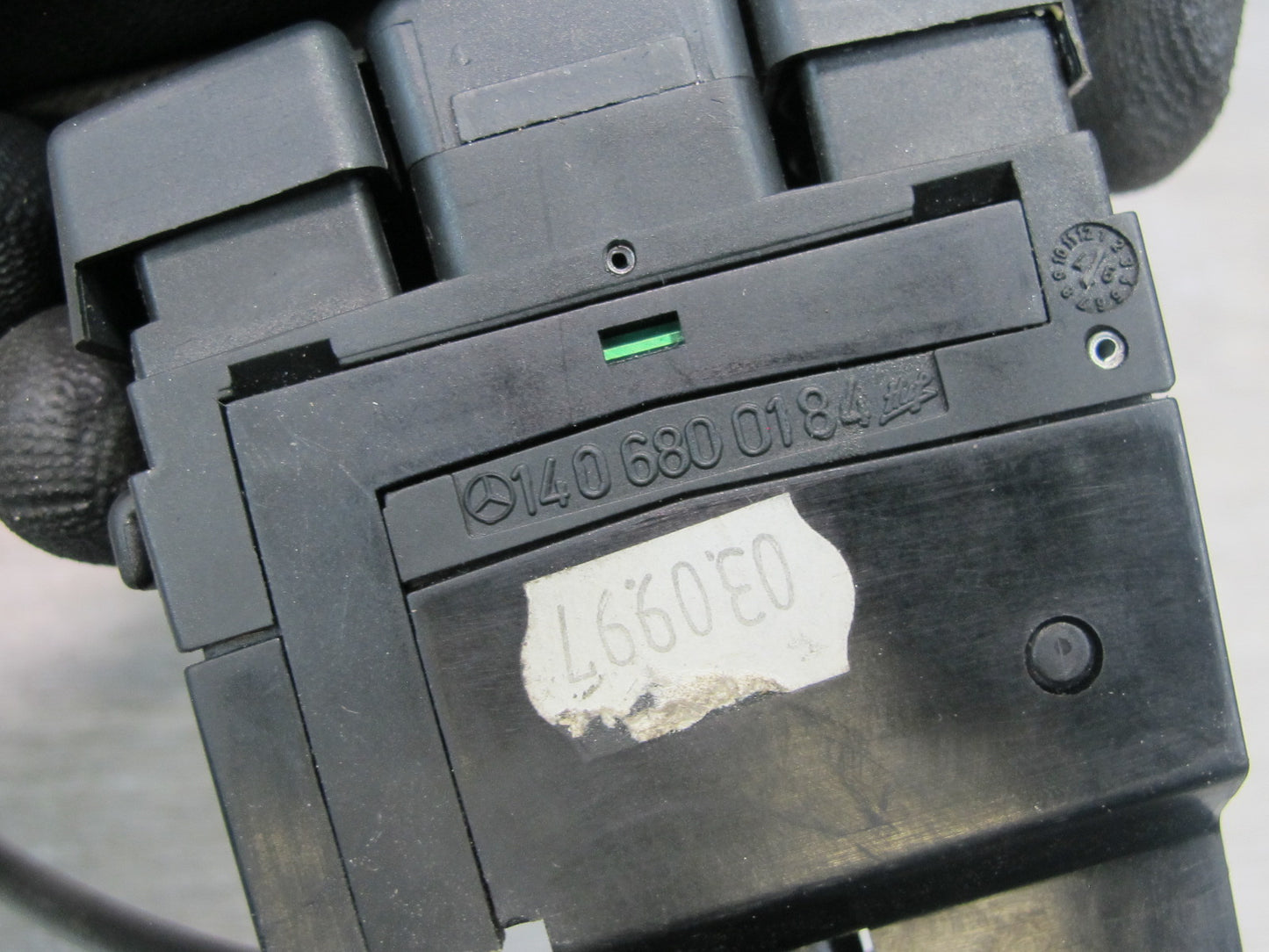 94-99 Mercedes W140 Glove Box Open Release Handle w Cable 1406800184 OEM