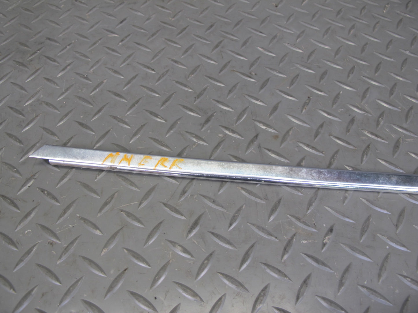 77-85 Mercedes W123 Sedan Front & Rear Right Door Chrome Trim Molding Set OEM