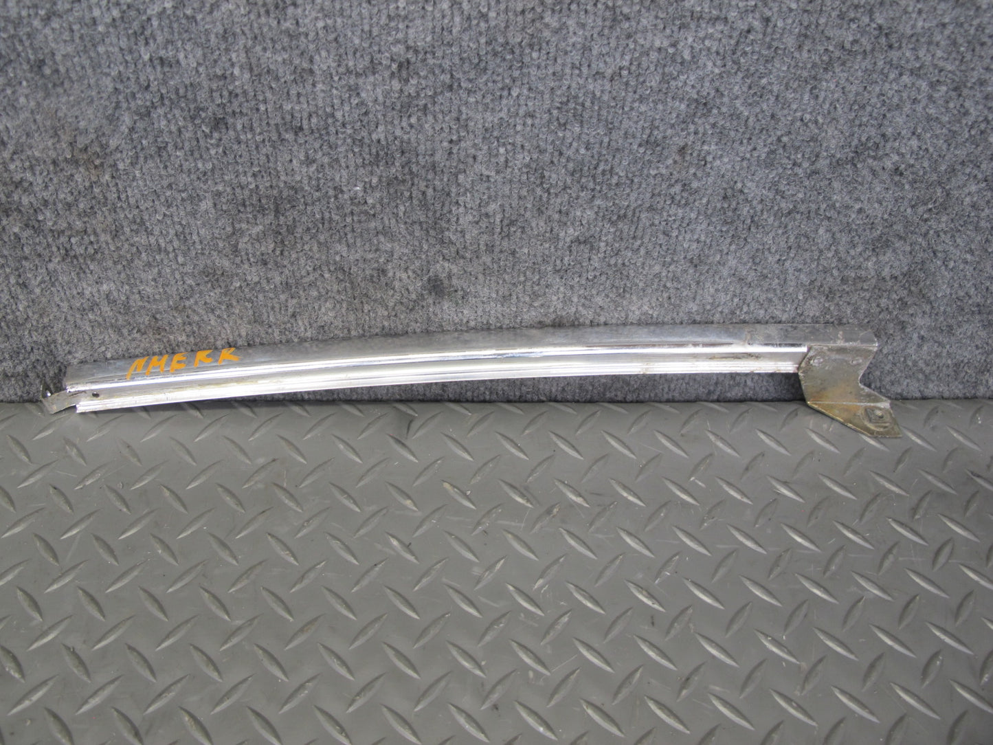 77-85 Mercedes W123 Sedan Front & Rear Right Door Chrome Trim Molding Set OEM