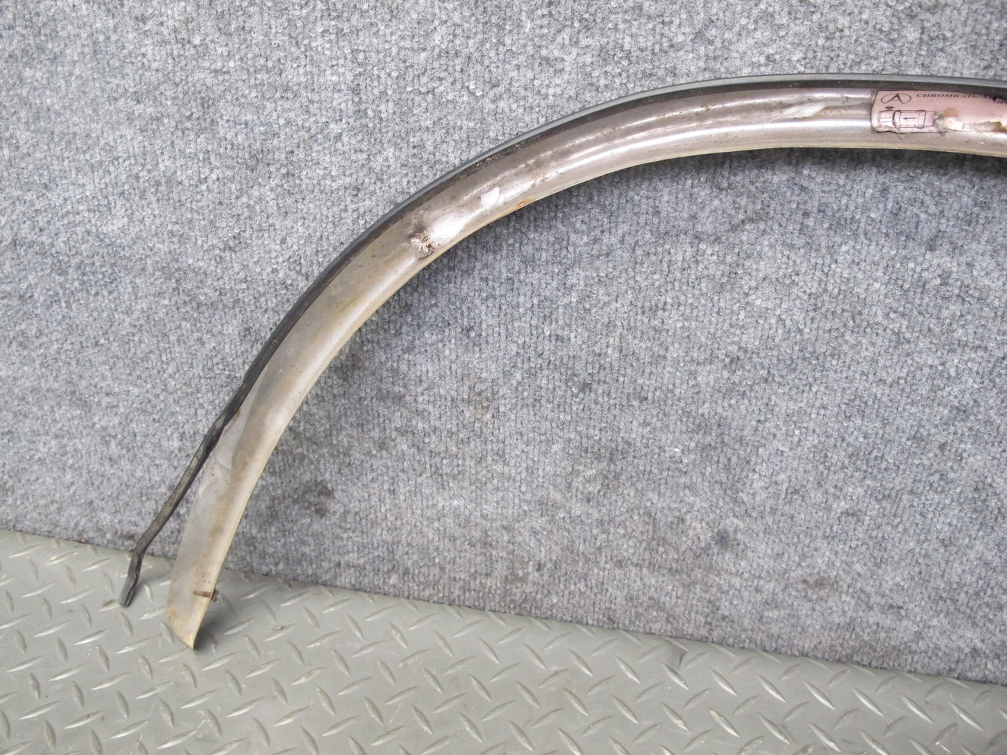 77-85 Mercedes W123 Set of 2 Rear Wheel Arch Fender Flare Chrome Trim Cover OEM