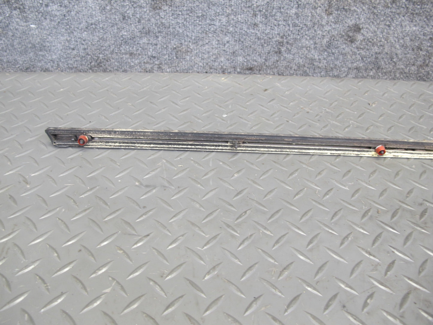 77-85 Mercedes W123 Left Quarter Door Side Chrome Trim Molding SE T OEM