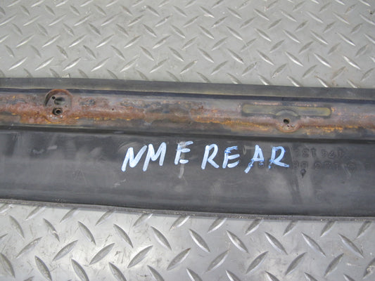 77-85 Mercedes W123 Sedan Set of 3 Rear Bumper Rubber Trim Cover OEM