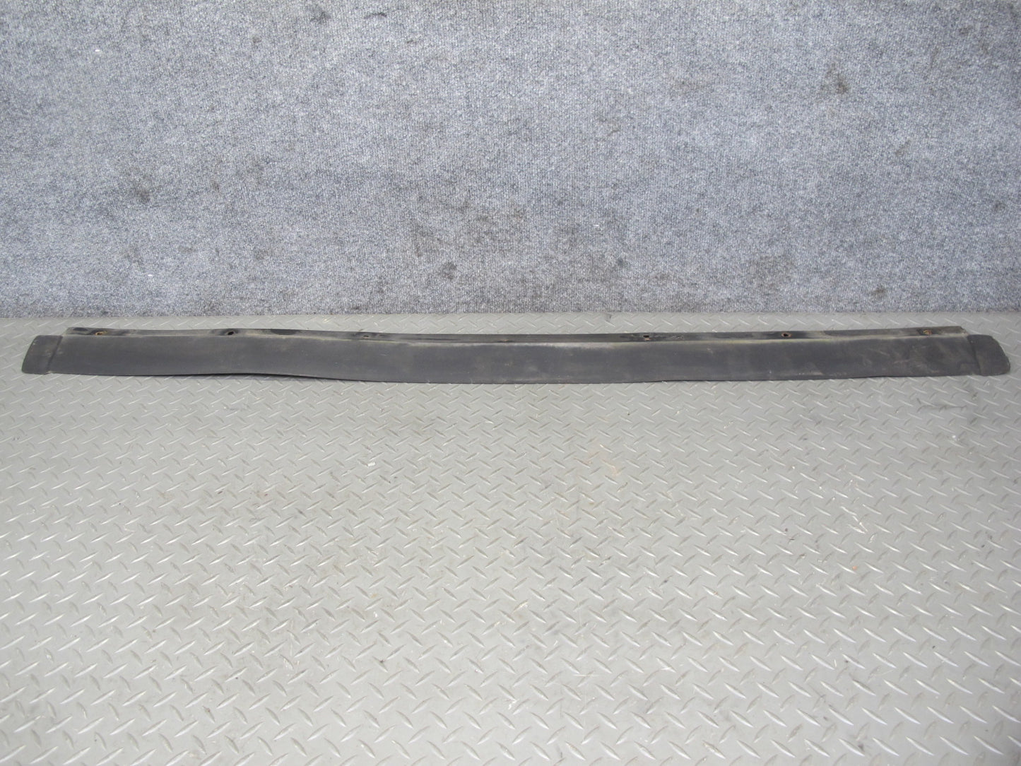 77-85 Mercedes W123 Sedan Set of 3 Rear Bumper Rubber Trim Cover OEM