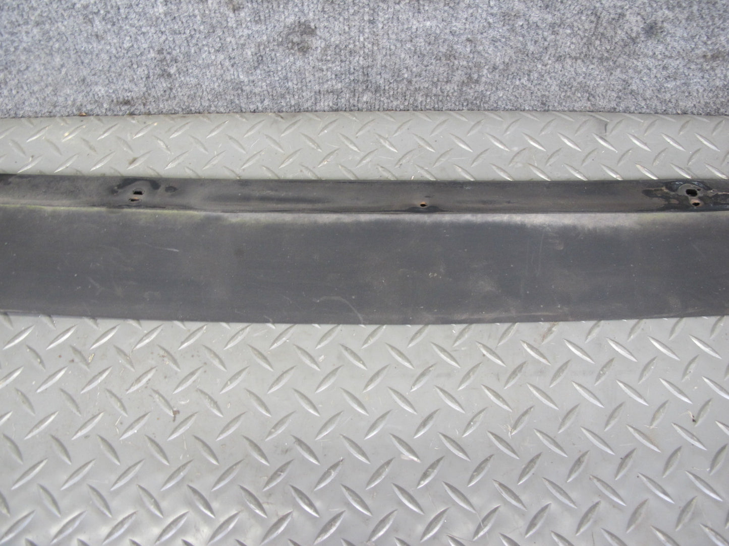 77-85 Mercedes W123 Sedan Set of 3 Rear Bumper Rubber Trim Cover OEM