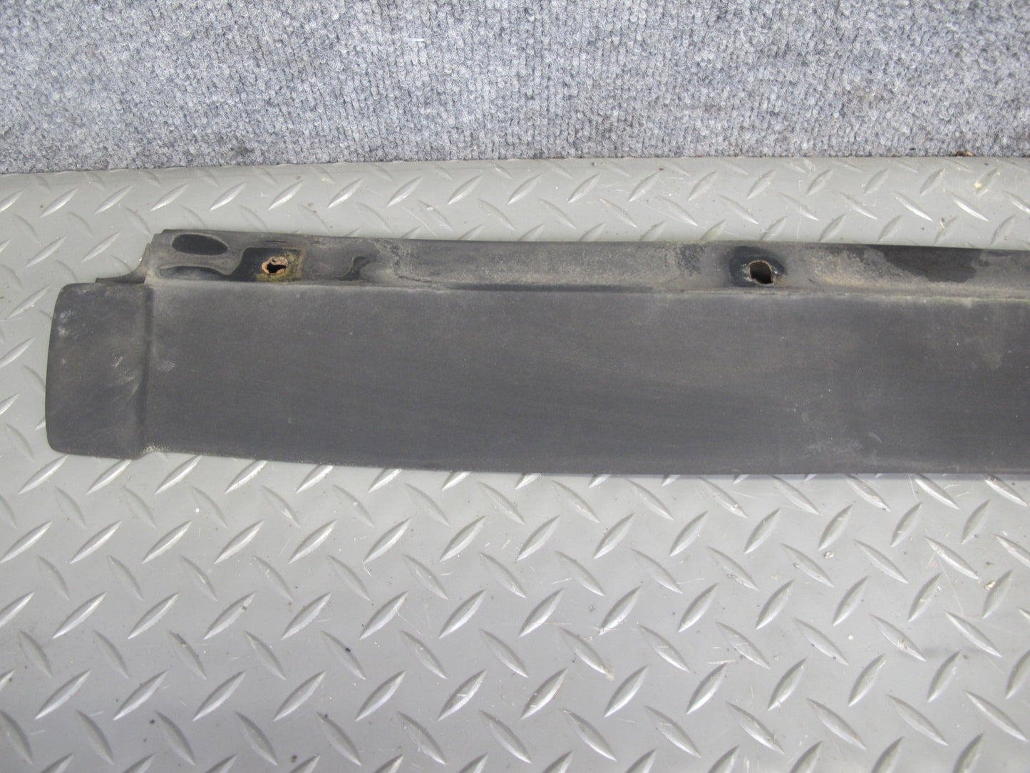 77-85 Mercedes W123 Sedan Set of 3 Rear Bumper Rubber Trim Cover OEM