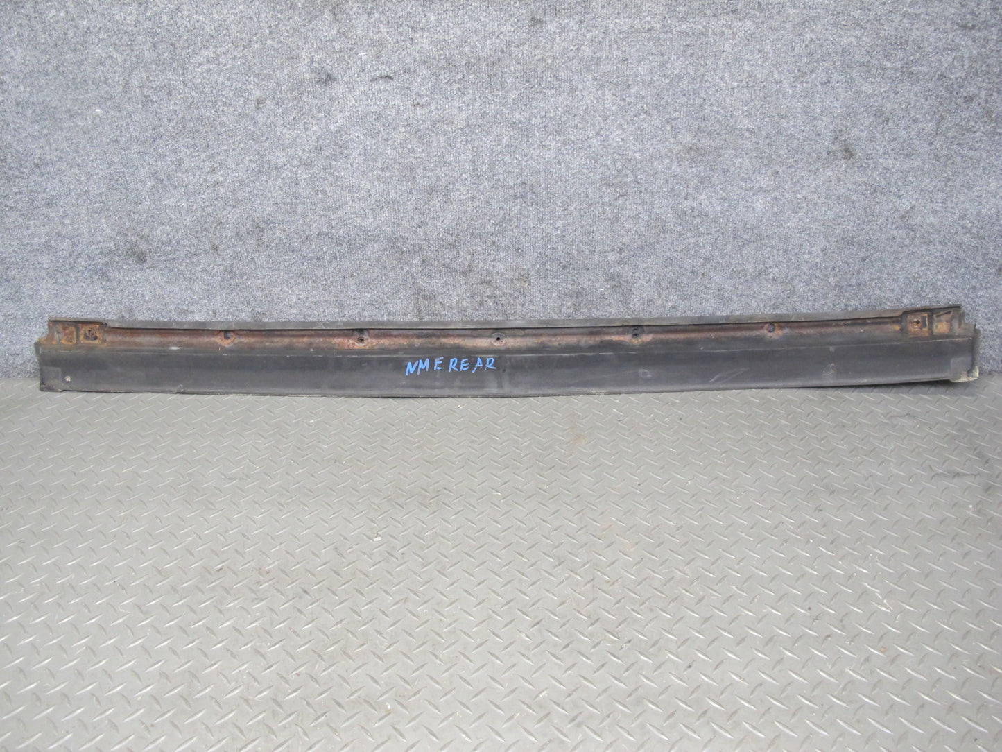 77-85 Mercedes W123 Sedan Set of 3 Rear Bumper Rubber Trim Cover OEM