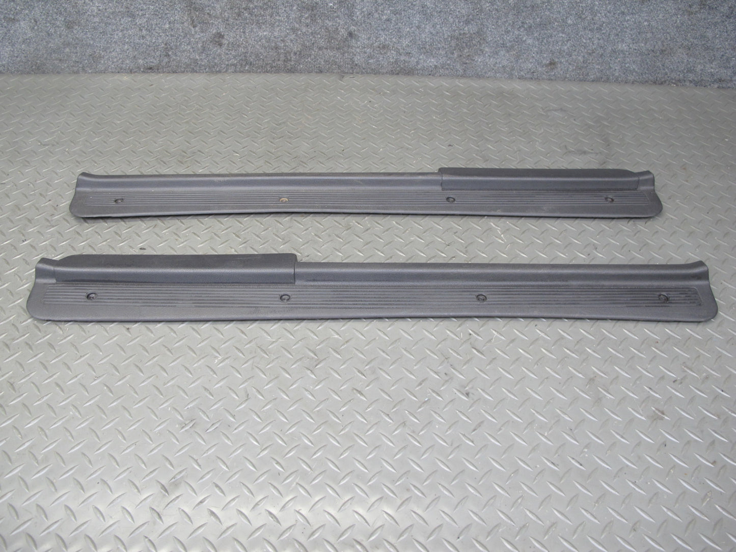 91-99 Dodge Stealth 3000GT Left & Right Door Scuff Sill Plate Trim Set OEM