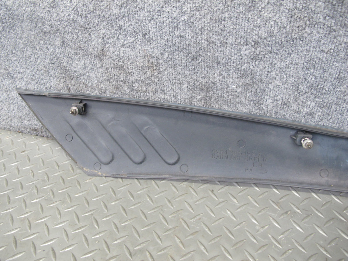 91-93 Dodge Stealth ES Rear Left & Right C Pillar Quarter Molding Trim Set OEM