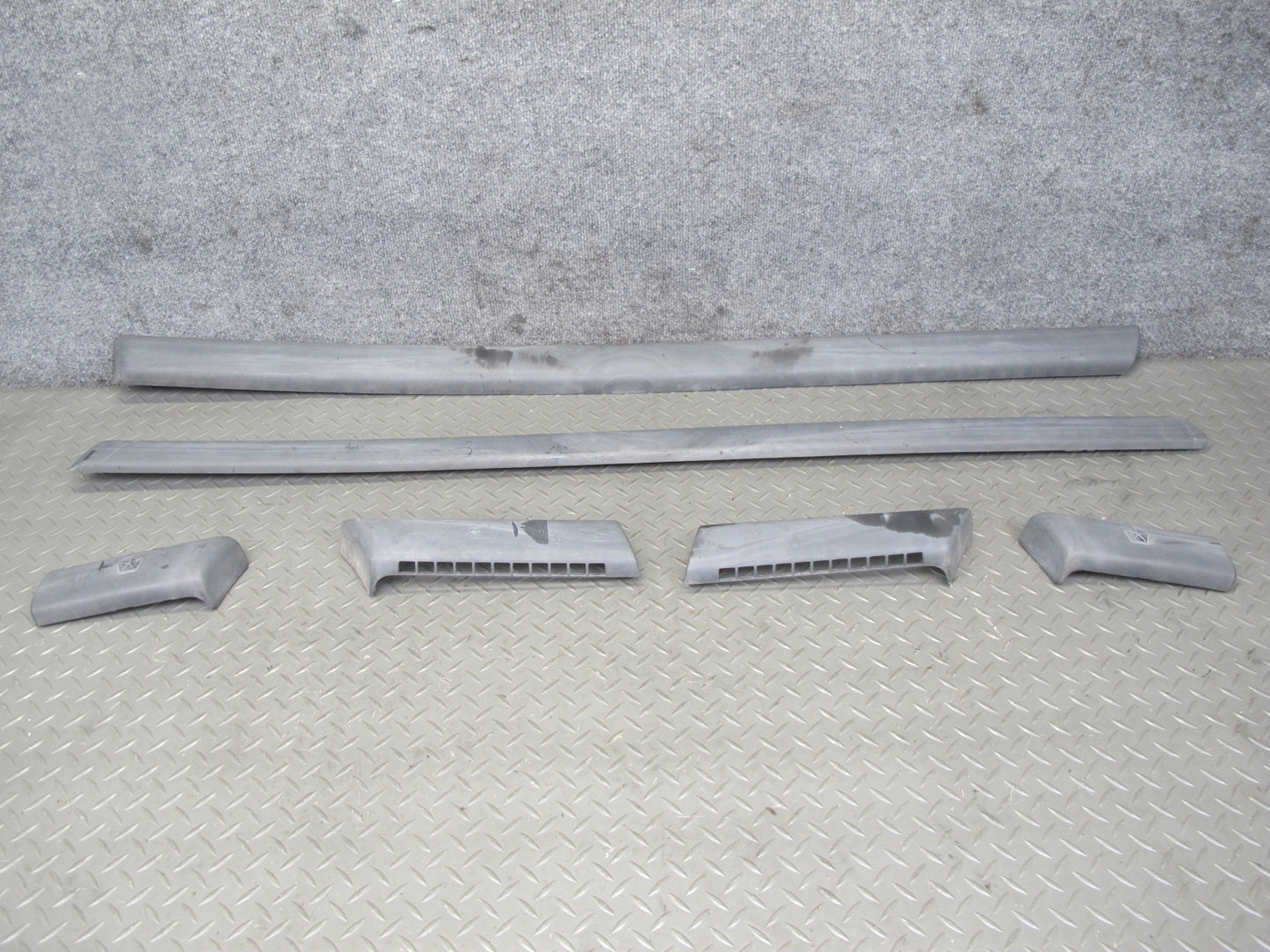 91-93 Dodge Stealth ES Left & Right Side Door Exterior Molding Set 6pcs OEM