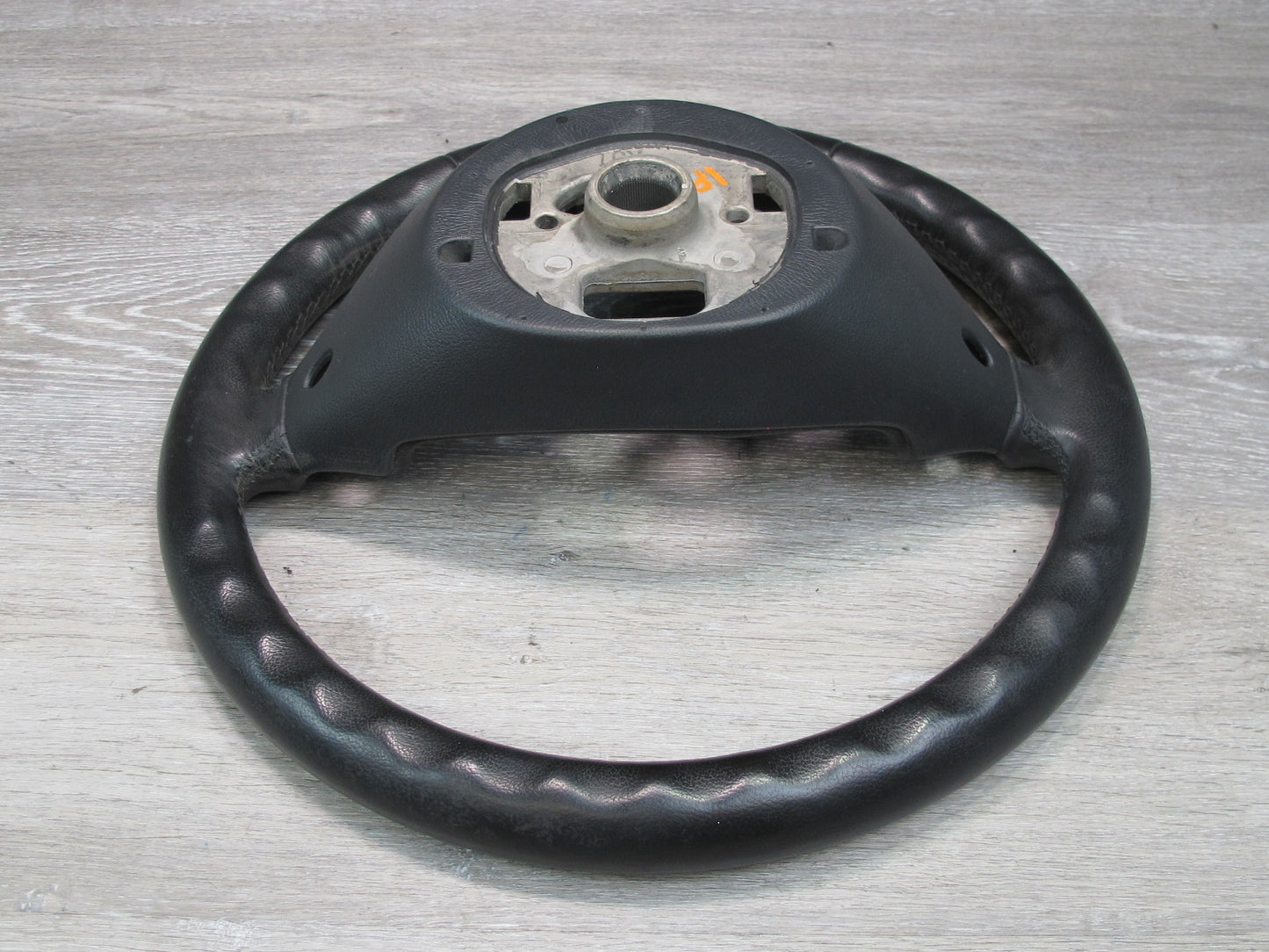 2008-2010 Porsche Cayenne 957 Front Left Leather 3 Spoke Steering Black