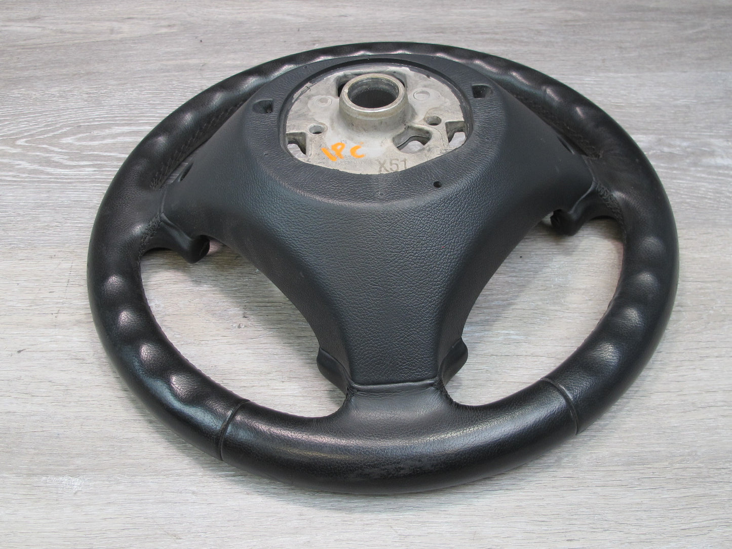 2008-2010 Porsche Cayenne 957 Front Left Leather 3 Spoke Steering Black