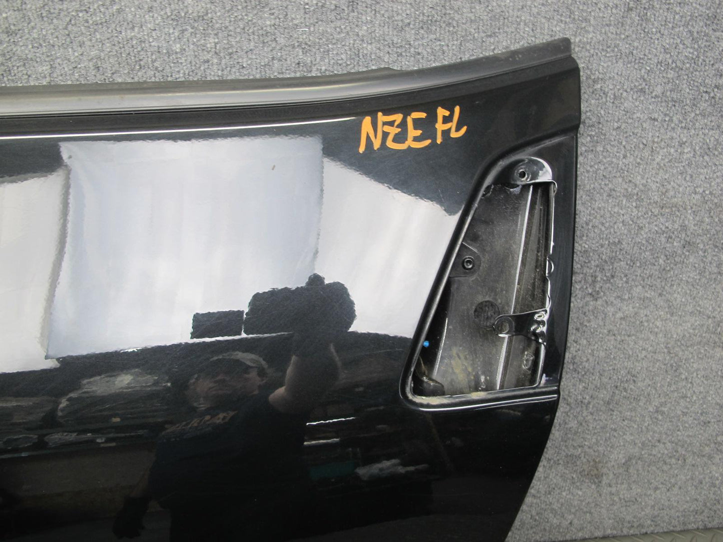 10-19 Nissan Z34 370Z Convertible Left Driver Door Shell Panel Black OEM