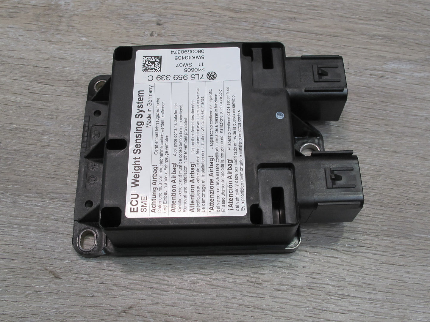 2008-2010 Porsche Cayenne 957 Front Right Seat Occupancy Weight Sensor