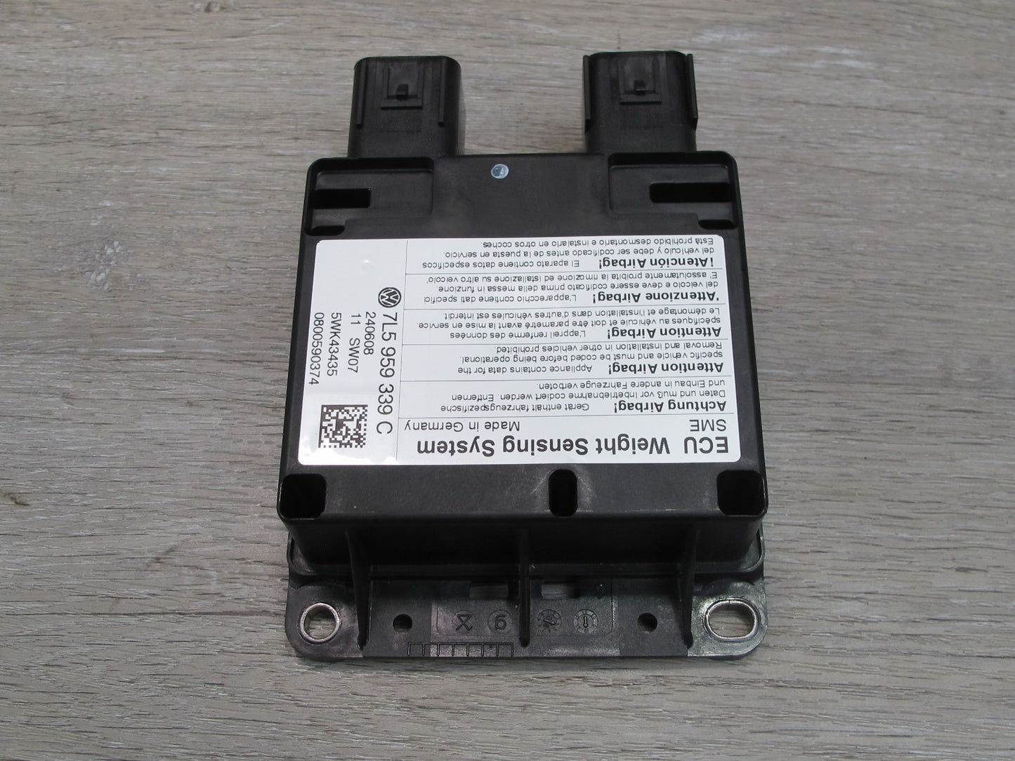 2008-2010 Porsche Cayenne 957 Front Right Seat Occupancy Weight Sensor