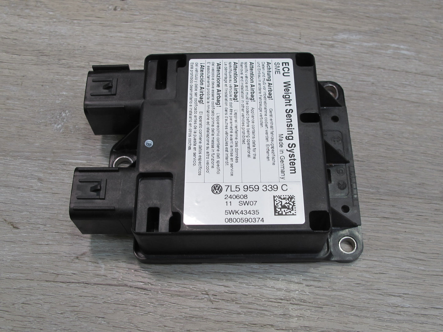 2008-2010 Porsche Cayenne 957 Front Right Seat Occupancy Weight Sensor