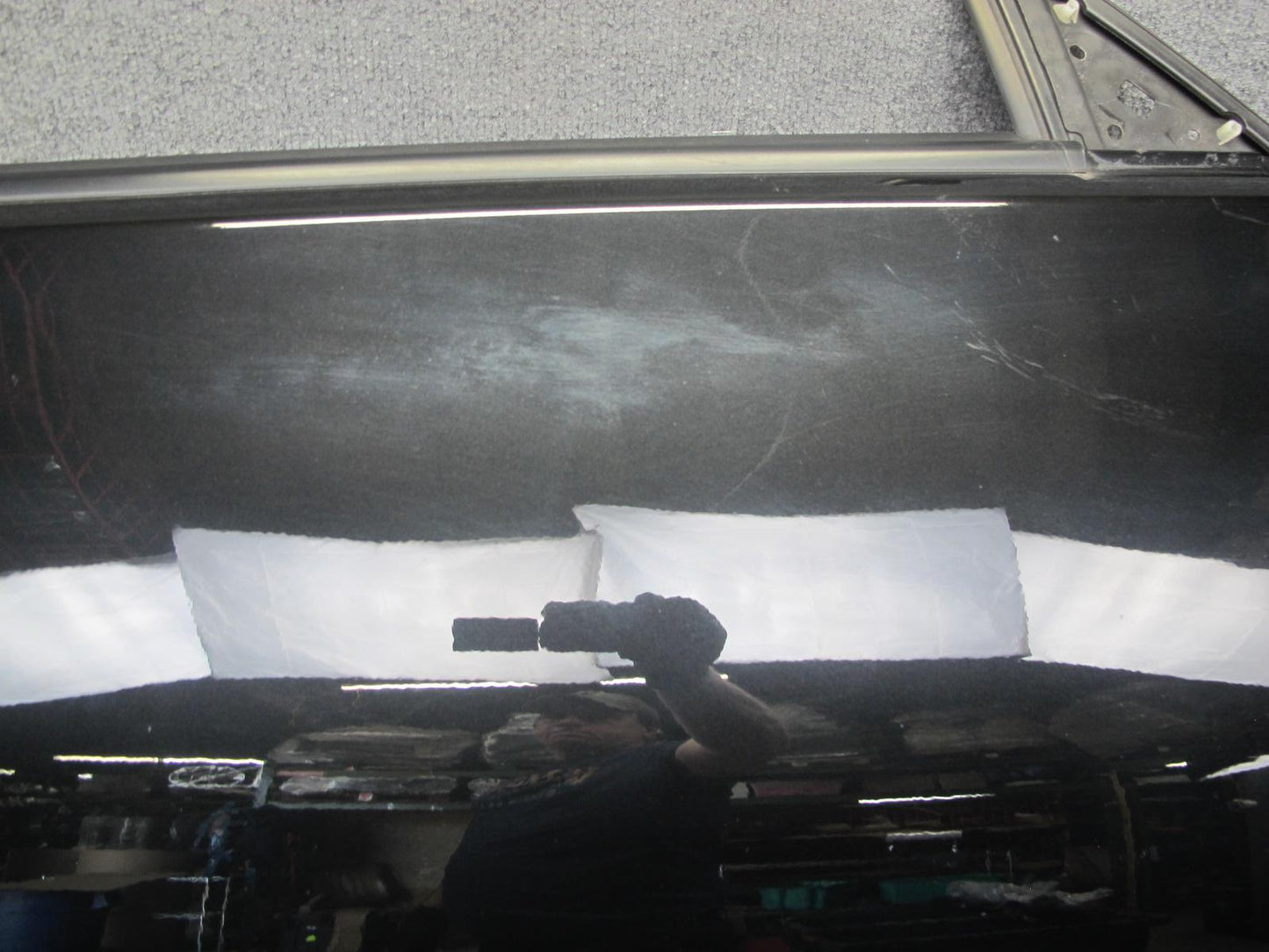 10-19 Nissan Z34 370Z Convertible Right Passenger Door Shell Panel Black OEM