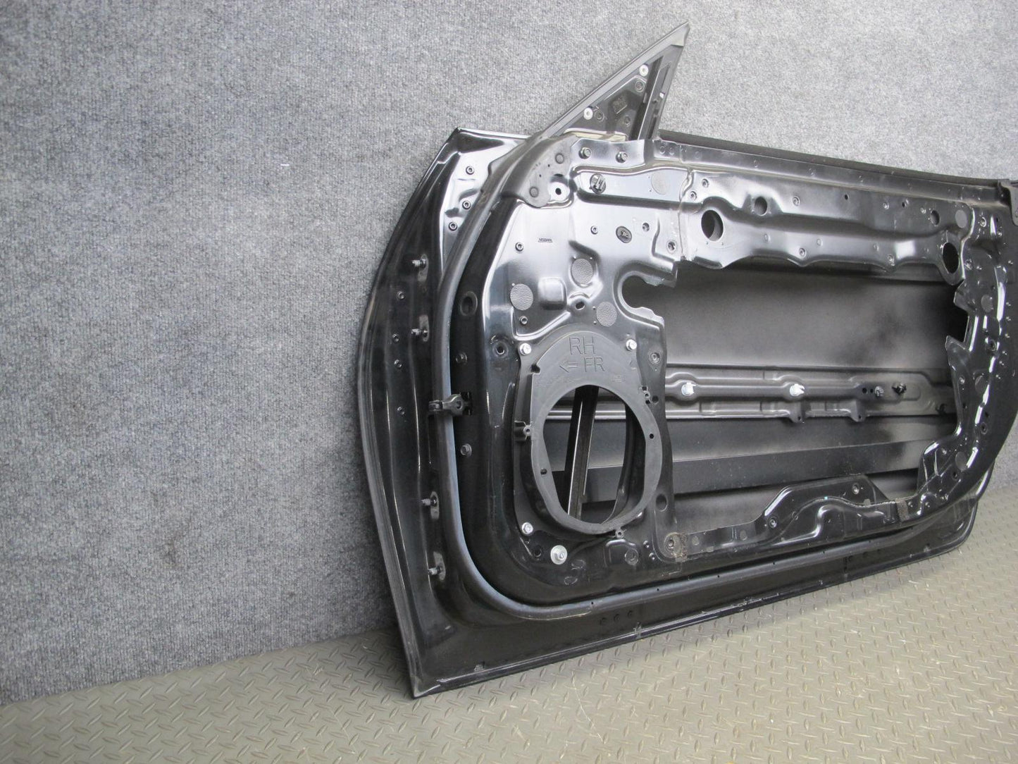 10-19 Nissan Z34 370Z Convertible Right Passenger Door Shell Panel Black OEM