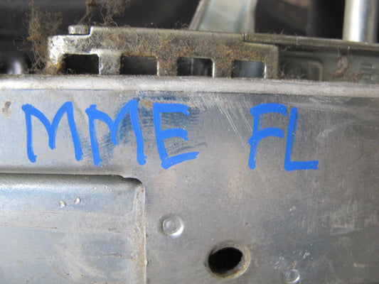 82-85 Mercedes W123 Front Left Seat Lower Leather Cushion w Frame Track Rail OEM