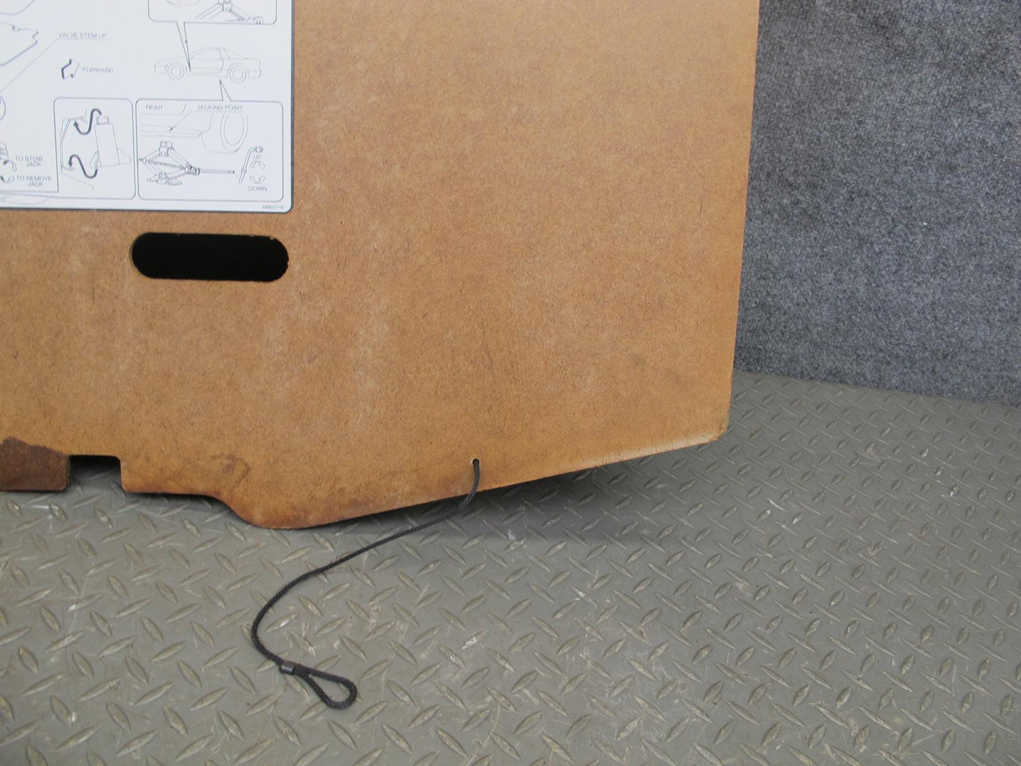 91-99 Dodge Stealth 3000GT Rear Trunk Floor Spare Tire Cover Panel OEM
