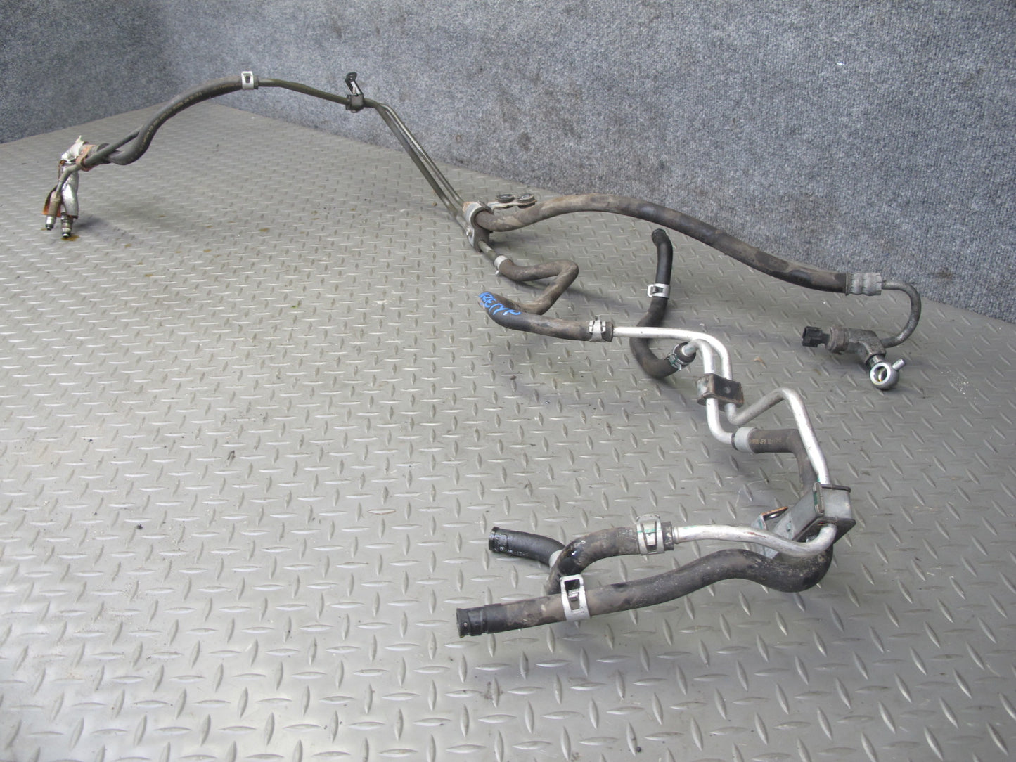 10-19 Nissan Z34 370Z Convertible Power Steering Hose Pipe Line Set OEM