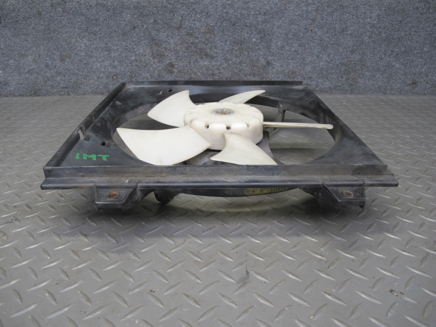 91-99 Dodge Stealth 6G72 Engine Radiator & A/C Condenser Fan & Shroud Set OEM