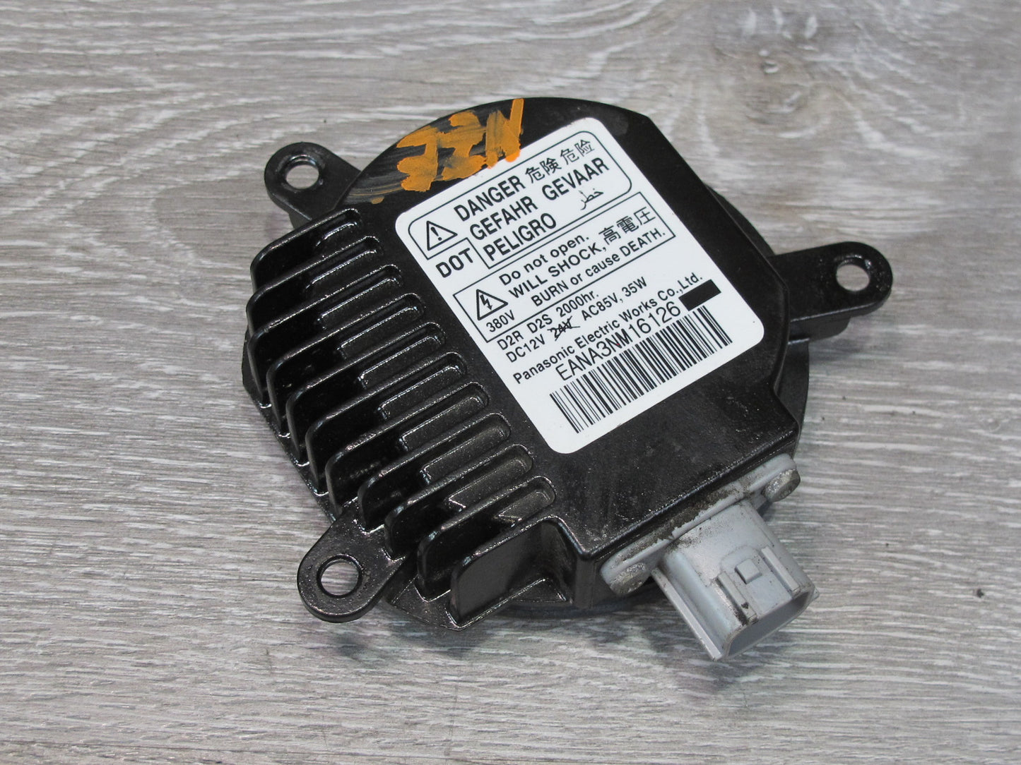 11-19 Nissan 370Z Z34 Xenon HID Headlight Ballast Module Bulb Dust Cover Set OEM