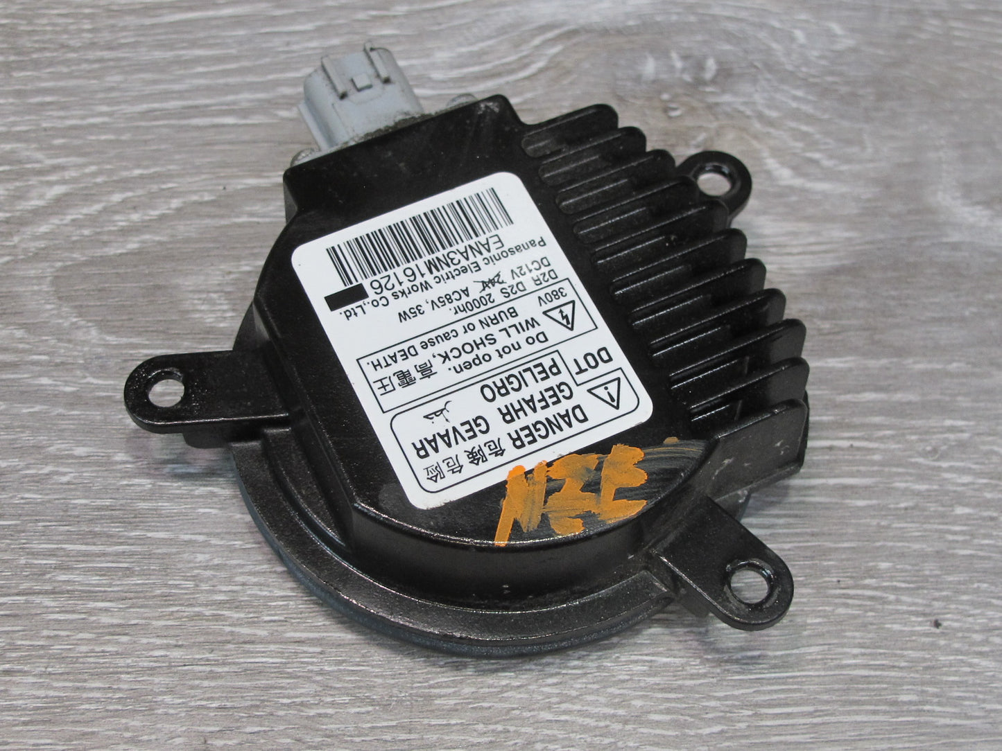 11-19 Nissan 370Z Z34 Xenon HID Headlight Ballast Module Bulb Dust Cover Set OEM