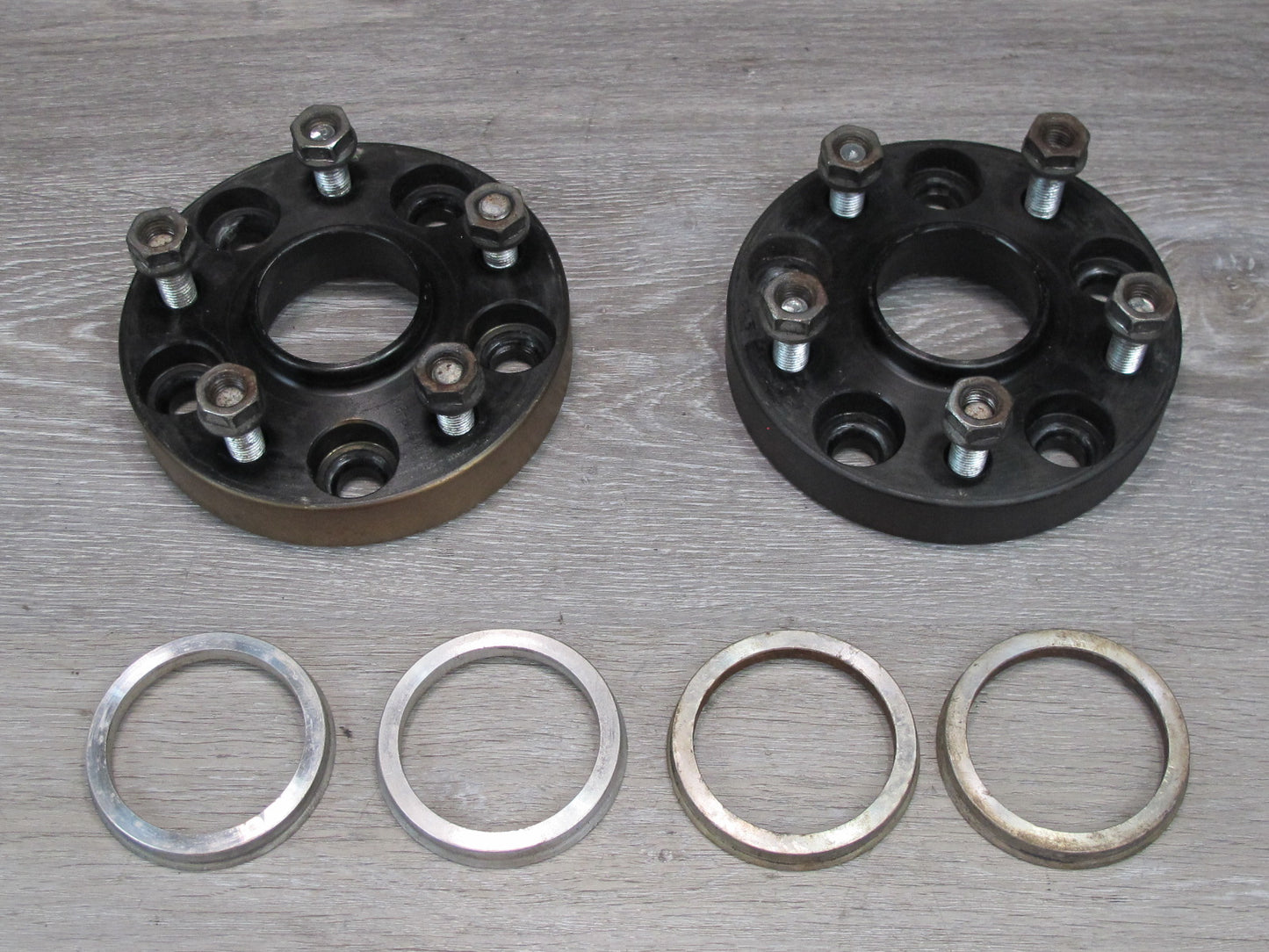 Hubcentric Spacers 25mm 5x114.3 60.1mm w Hub Centric Rings 60.1mm to 73.1mm Set
