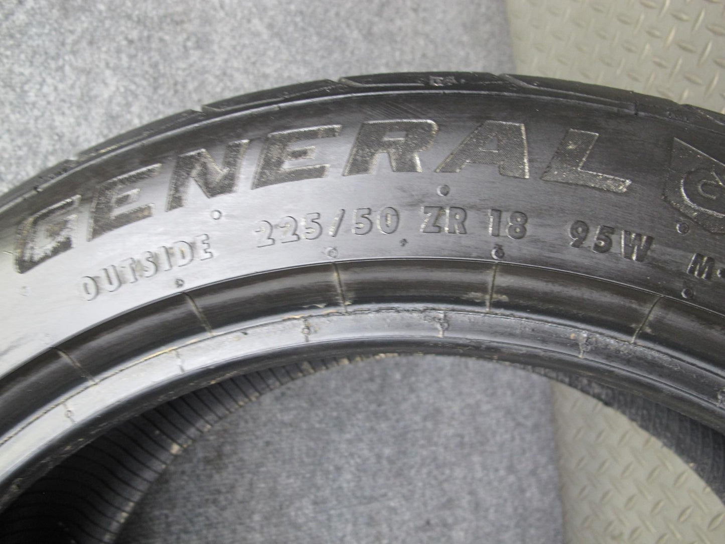 Set of 2 General G-max AS-05 A/S Tire 225/50 ZR18 95W 0322 7/32 & 8/32 Tread