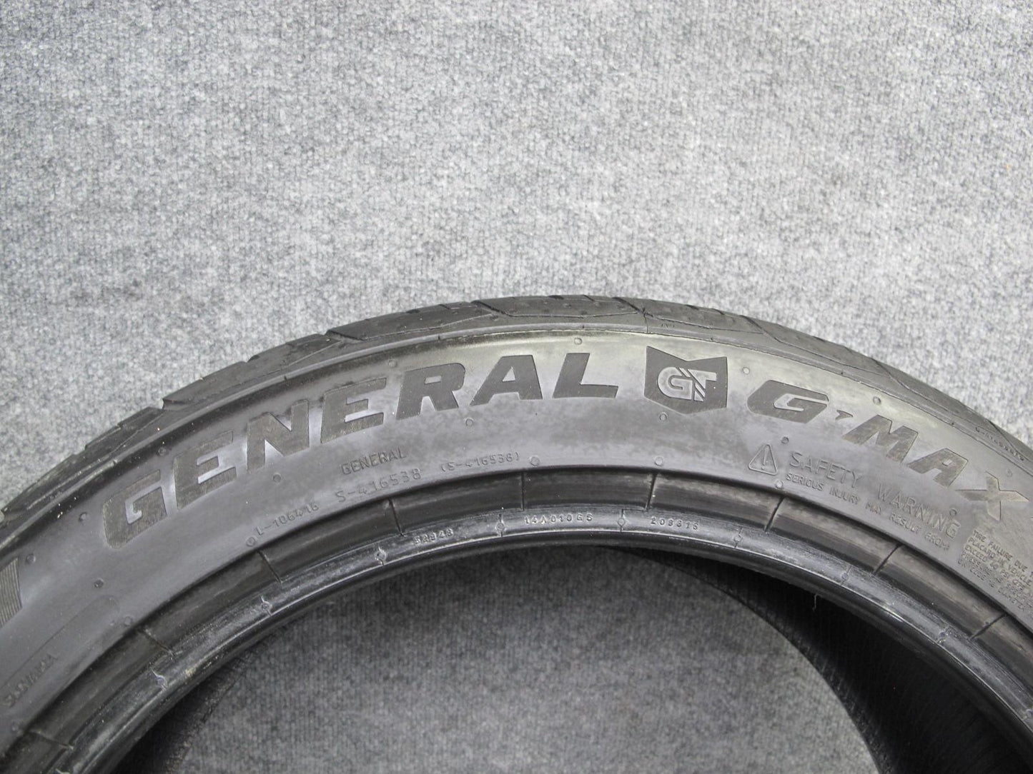 Set of 2 General G-max AS-05 A/S Tire 245/45 ZR18 100W 0722 0822 7/32 Tread