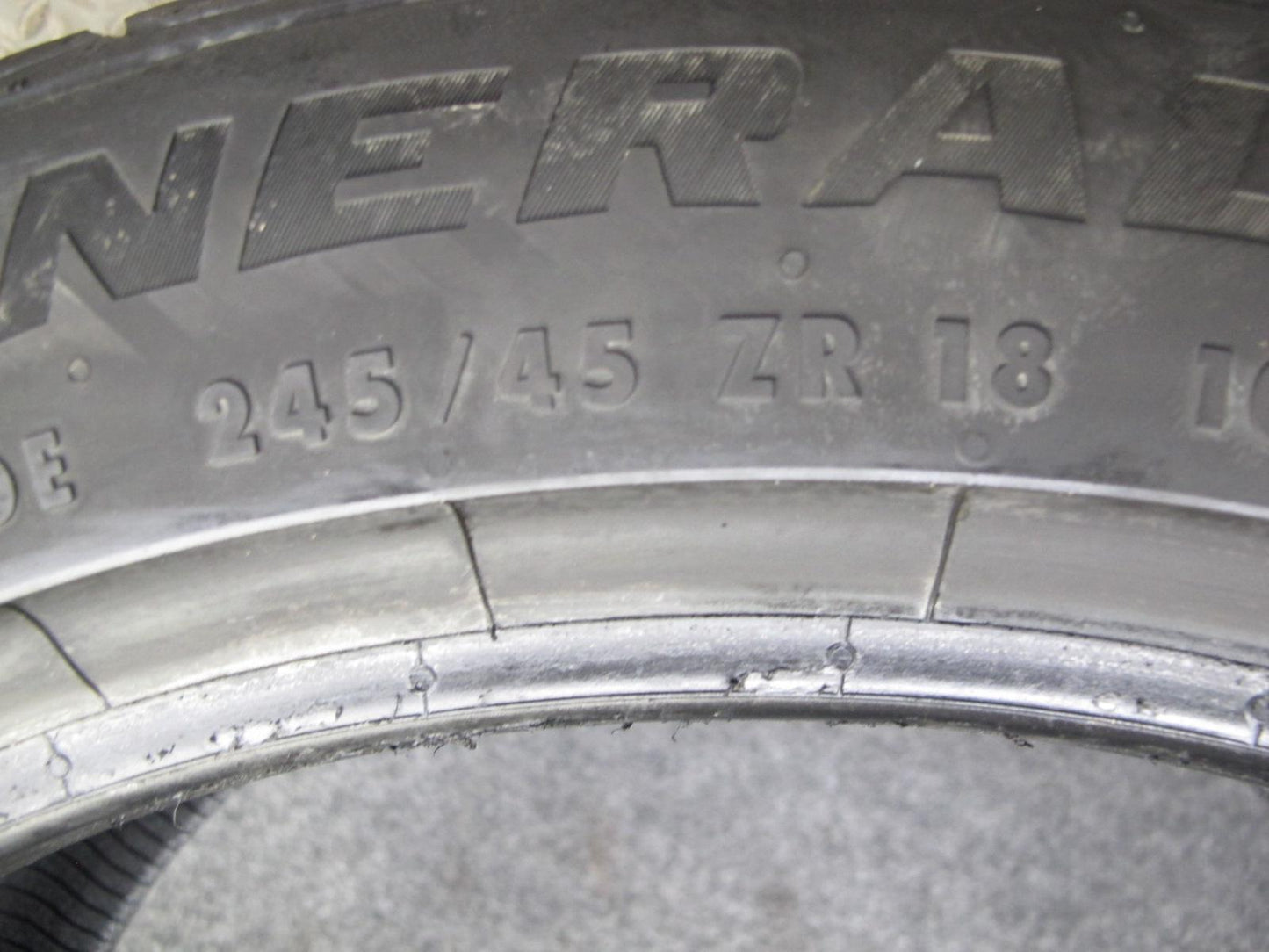 Set of 2 General G-max AS-05 A/S Tire 245/45 ZR18 100W 0722 0822 7/32 Tread