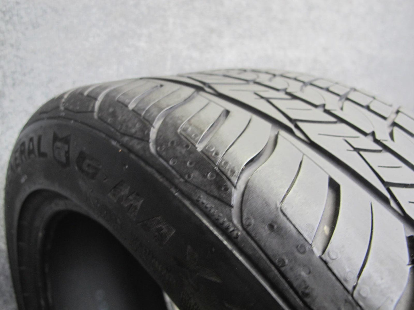 Set of 2 General G-max AS-05 A/S Tire 245/45 ZR18 100W 0722 0822 7/32 Tread
