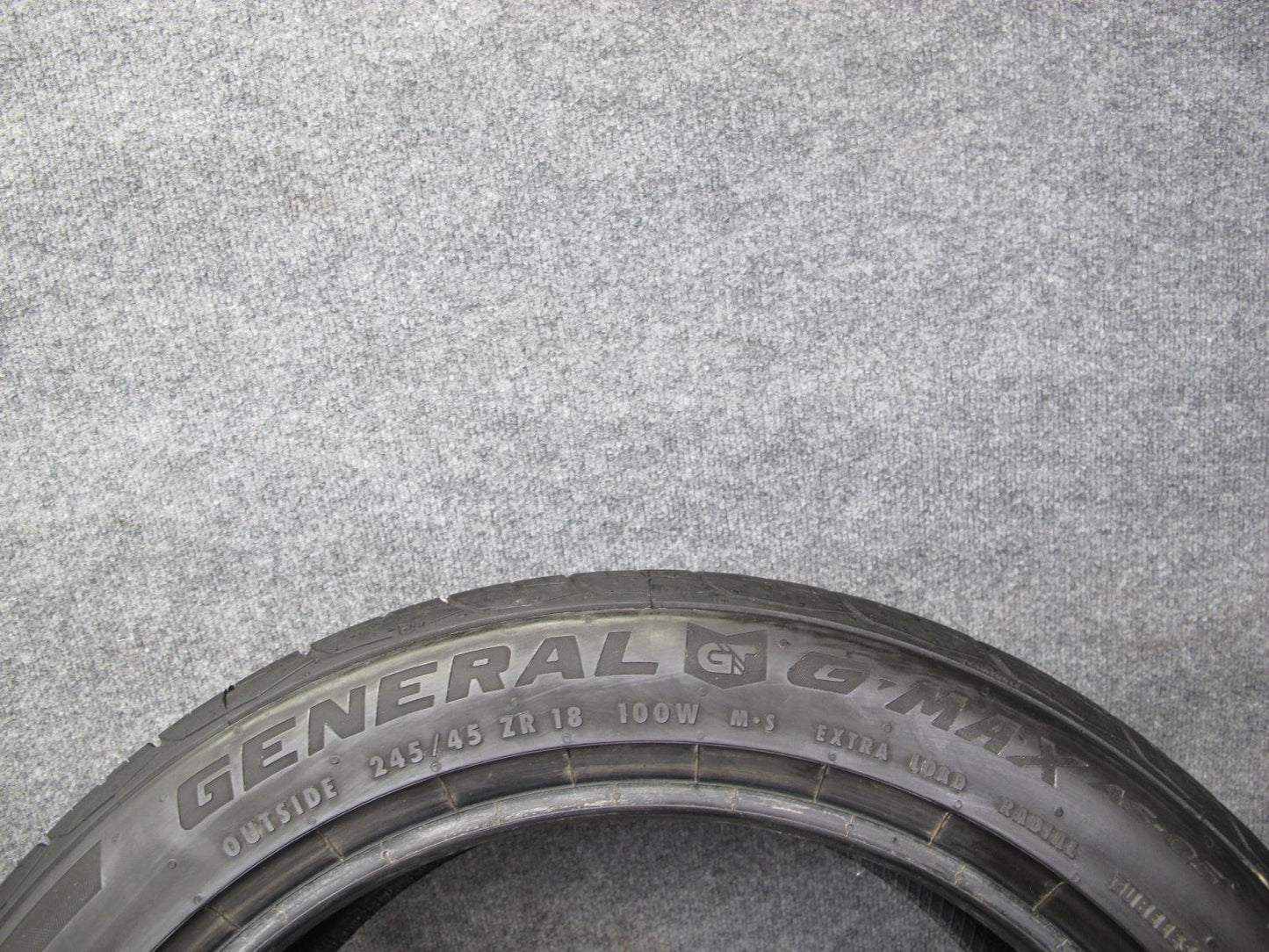 Set of 2 General G-max AS-05 A/S Tire 245/45 ZR18 100W 0722 0822 7/32 Tread