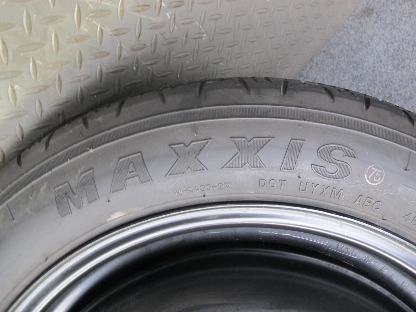 03-20 Nissan 350Z 370Z Spare Tire R17 17" Wheel 17x4JJ ET30 145/80 107M OEM