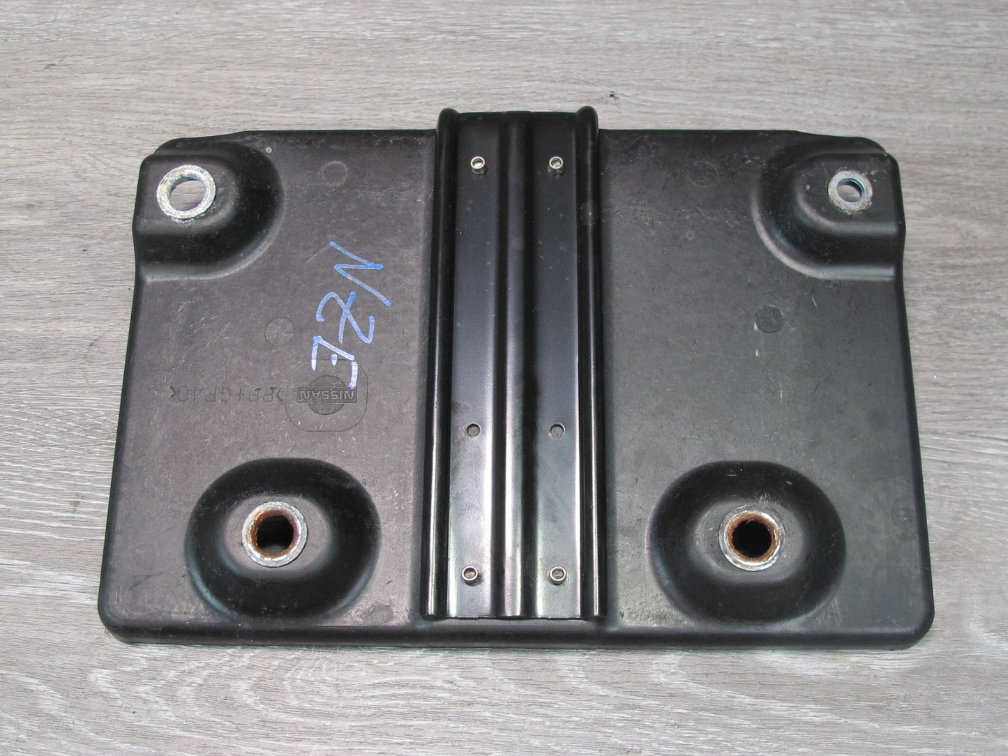 09-20 Nissan 370Z Z34 Battery Tray Holder w Brackets Set OEM