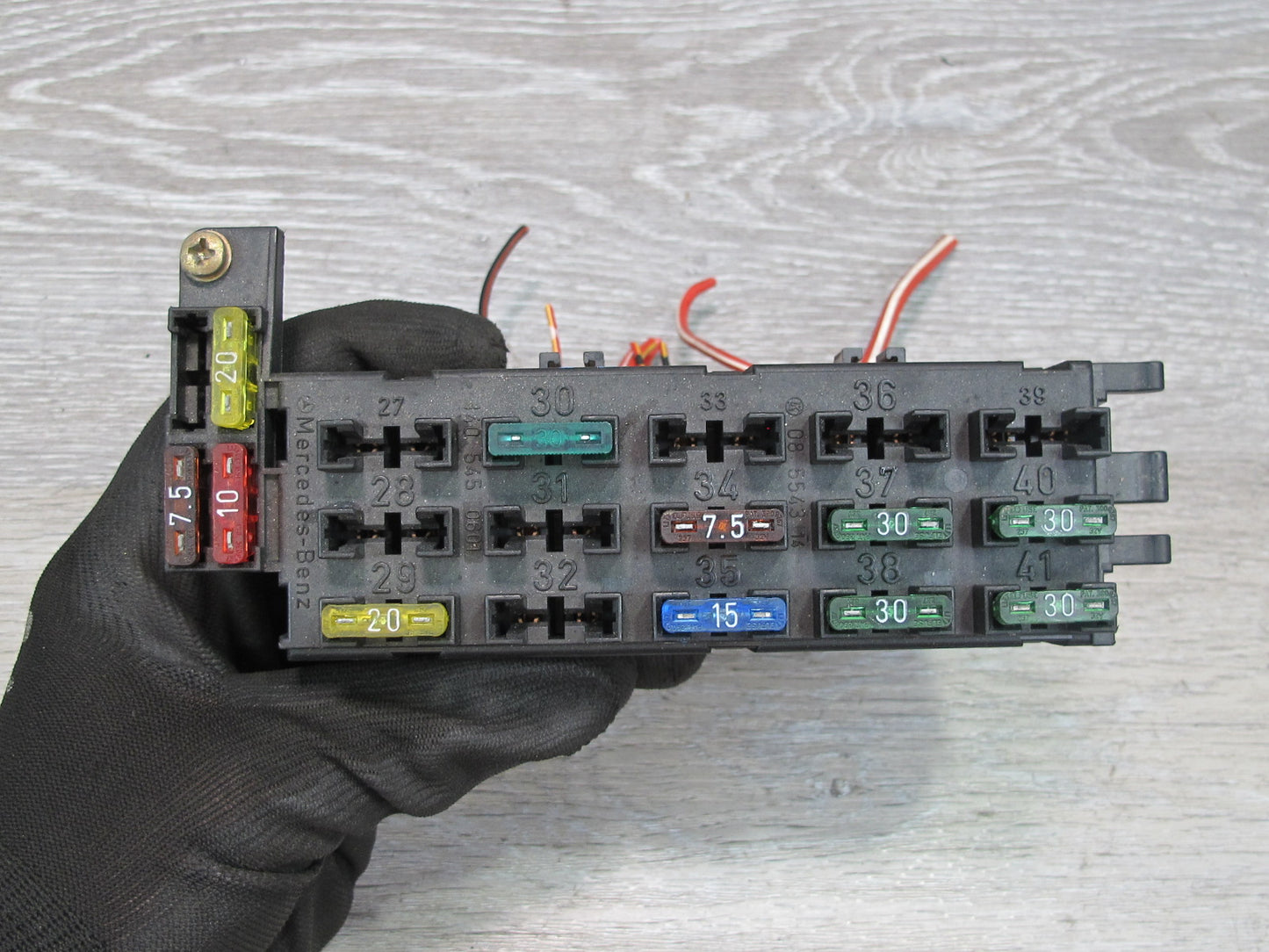 94-99 Mercedes W140 Under Hood Fuse Relay Box OEM