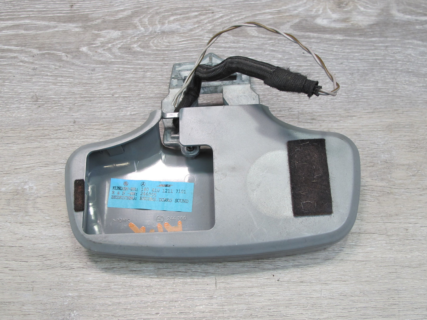 94-99 Mercedes W140 Overhead Console Bose Phone Speaker 1408101211 OEM
