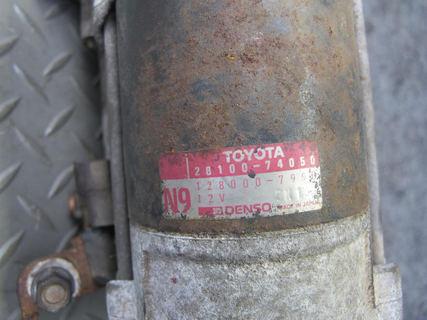 91-95 Toyota SW21L MR2 NON Turbo 5SFE Engine Starter Motor 28100-74050 OEM