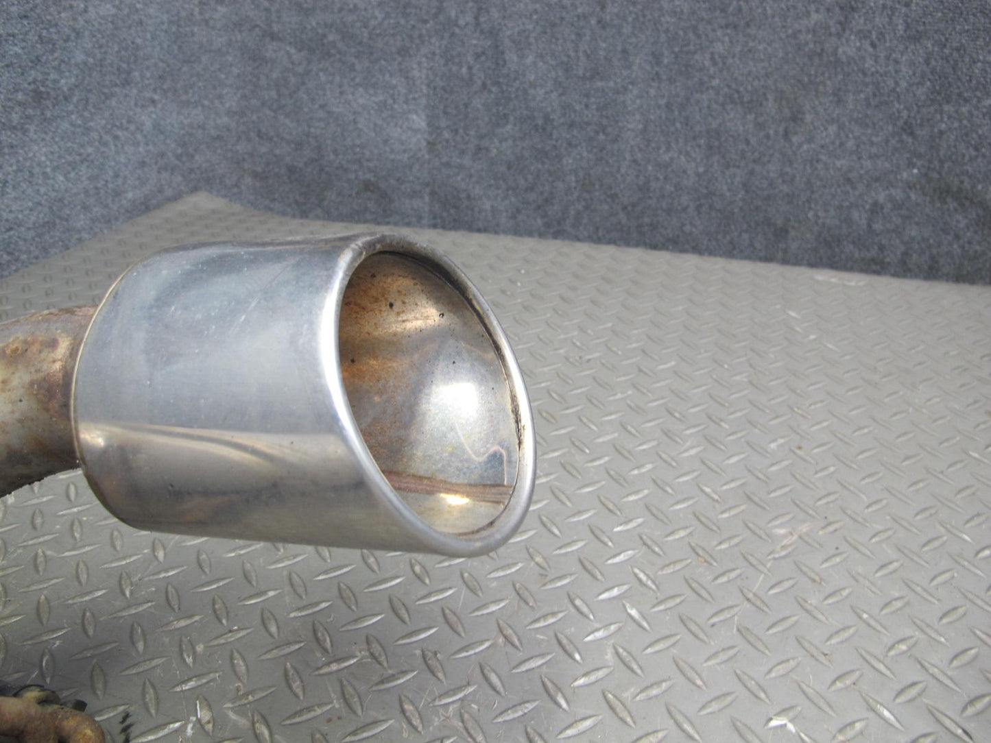 09-12 Nissan Z34 370Z Rear Exhaust Muffler w Tips Assembly 20100-1EH0A OEM