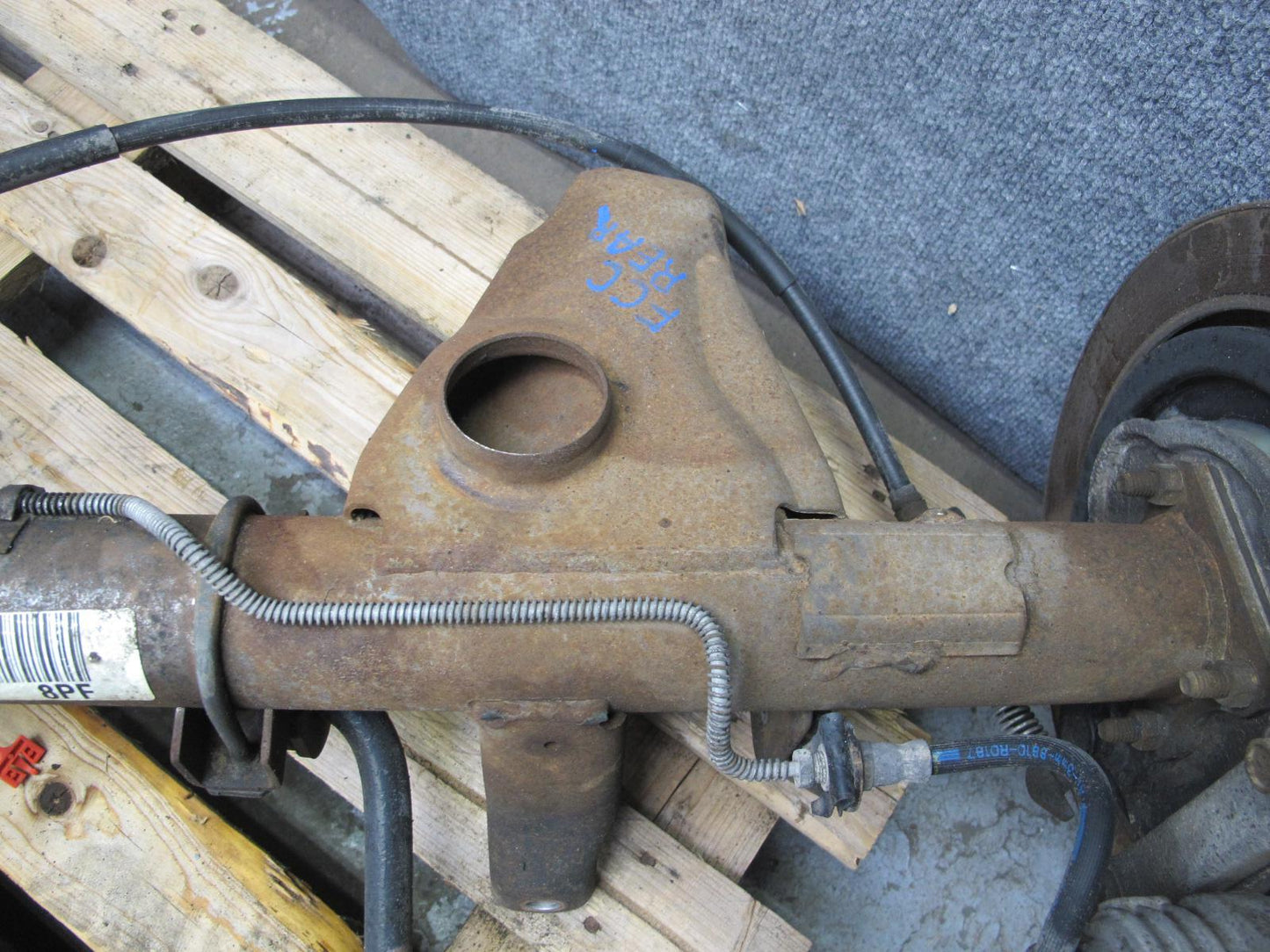 1998 Chevrolet Camaro Z28 Rear Axle LSD 3.23 Ratio w Disc Brakes GU5 G80 OEM