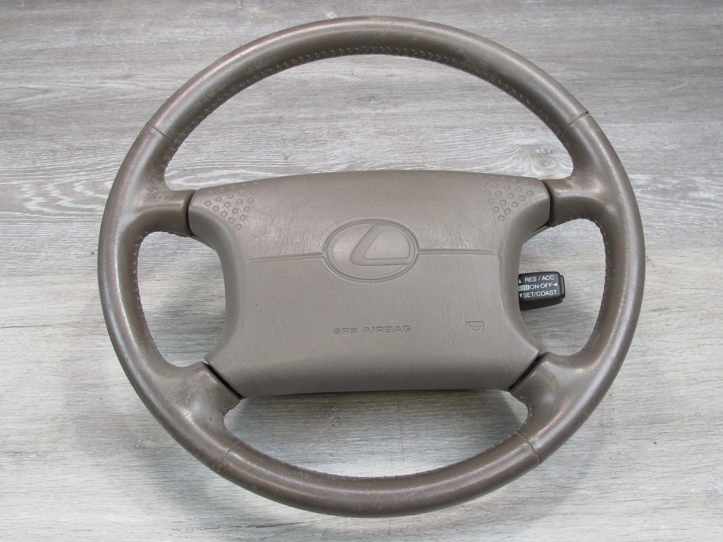 92-96 LEXUS SC300 SC400 FRONT LEFT DRIVER SIDE STEERING WHEEL W/ SRS AIRBAG OEM