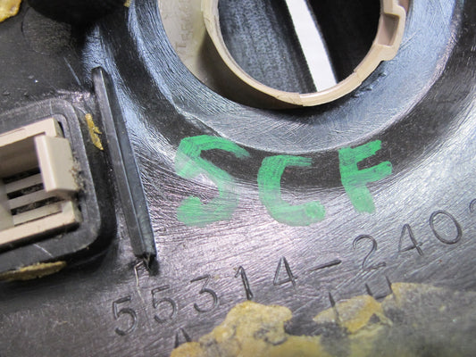 92-00 Lexus UZZ30L SC300 SC400 Dash Left Ignition Switch Trim Cover Ivory OEM